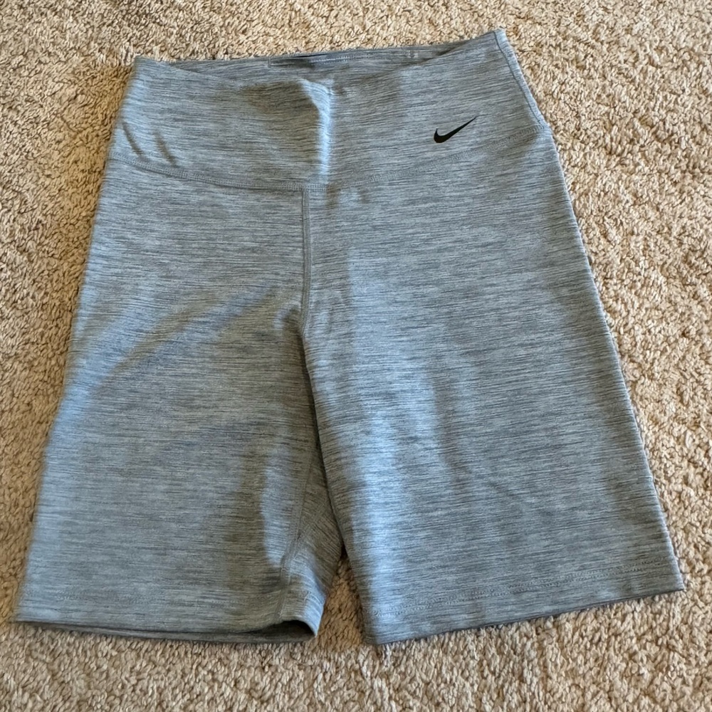 Nike biker shorts gray size small